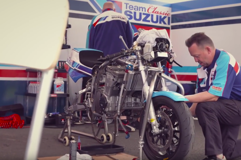 Team Classic Suzuki at the Classic TT: Episode one