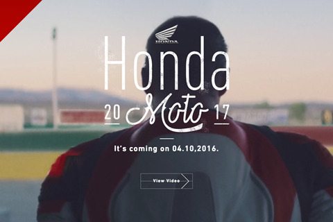 Honda Moto 17 teases 2017 model line-up