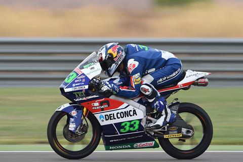 Moto3: Bastianini on pole as Binder caught out