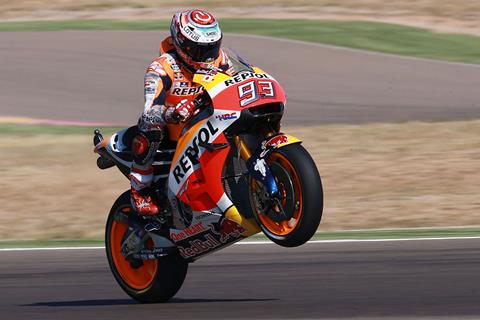 MotoGP: Marquez dominates for Aragon pole