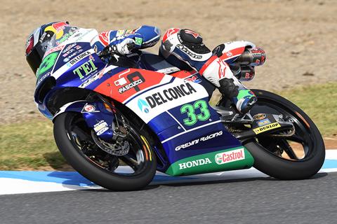 Moto3: Bastianini fastest on first day in Japan