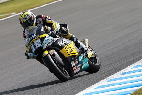 Moto2: Former winner Luthi tops day one