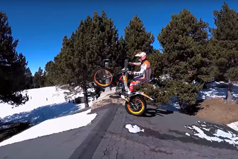 Toni Bou exceeds his own limits on the snow