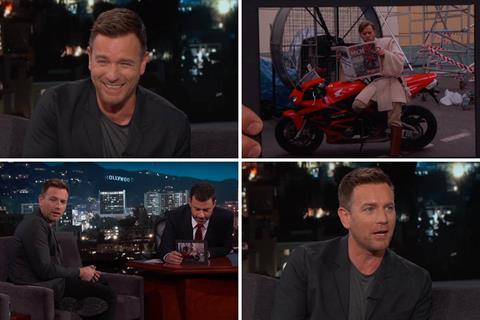 Ewan McGregor talks up MCN on Jimmy Kimmel Live