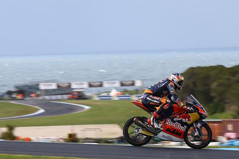 Moto3: Binder takes advantage for frantic pole position