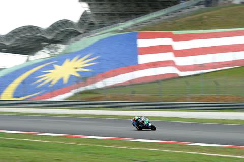 Moto2: Morbidelli makes the most of dry time at Sepang