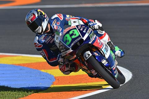 Moto3: Battered Bastianini tops first day