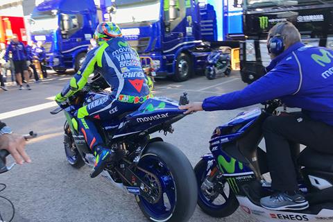 MotoGP: Rossi laughs off free practice mechanical