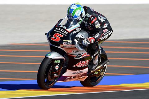 Moto2: Onboard at Valencia with Johann Zarco