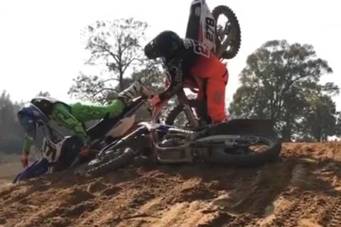 Freeze! This motocross mannequin challenge wins everything