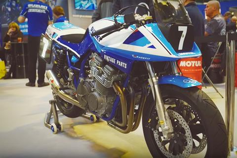 Video: Team Classic Suzuki complete Katana endurance racer