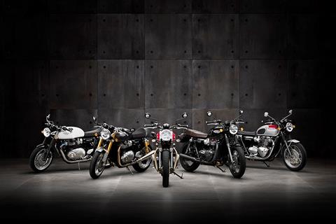 Triumph celebrates three years in India