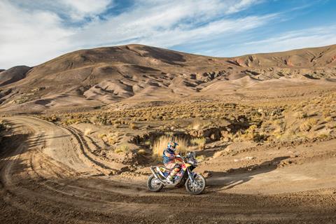 Dakar: Brit Sunderland takes stage win and the lead