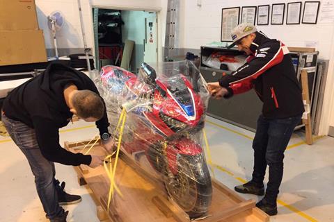 BSB: Honda Racing take delivery of new Fireblade