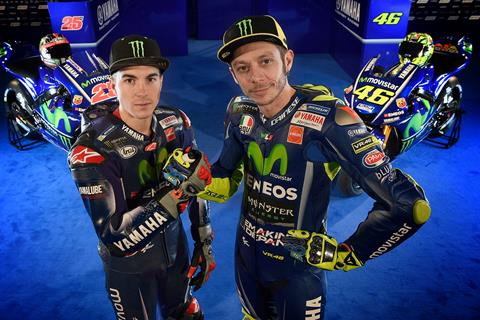 Video: Rossi 'officially' meets new teammate Viñales