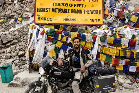 Brit becomes youngest person to circumnavigate the world by motorcycle