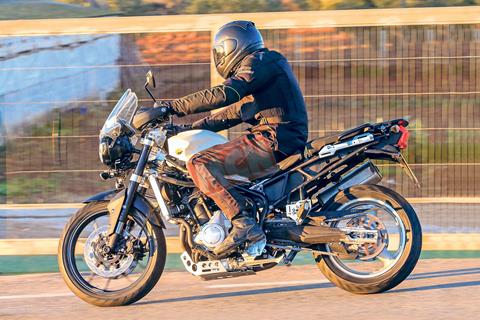 Spy shots reveal new version of Triumph’s 800 adventure bike