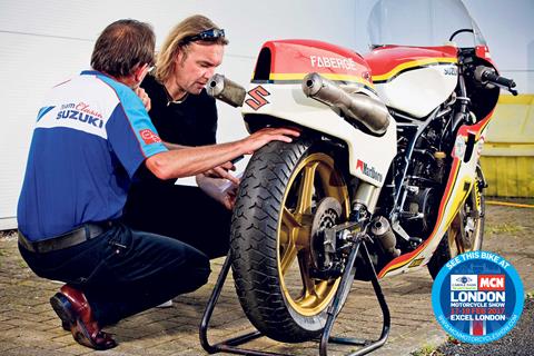 Exclusive Barry Sheene bikes head to London show!