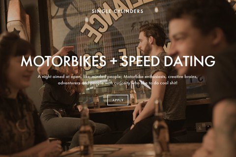 Motorcycle speed dating has arrived