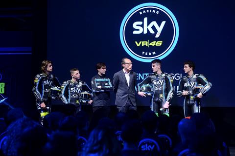 Gallery: Team Sky VR46 unveil Moto2 and Moto3 machines