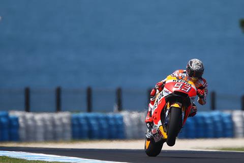 MotoGP: Marquez leads Rossi on first day at Phillip Island