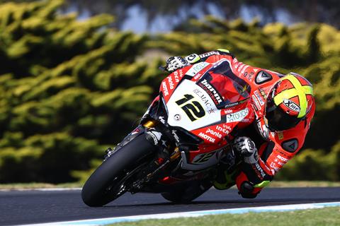 WSB: Fores on top as Phillip Island test gets underway in mixed conditions