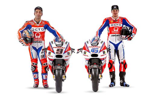 MotoGP: Redding and Petrucci show off new Pramac Ducati