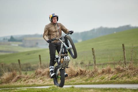 Video: Dougie Lampkin's wheelie special bike