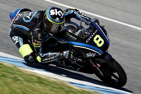 Moto3: Bulega tops Jerez official test