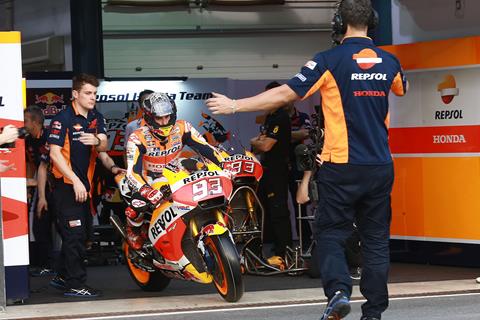 MotoGP: Marquez happy despite three crashes on final day