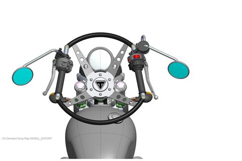 Triumph announce motorcycle steering wheel