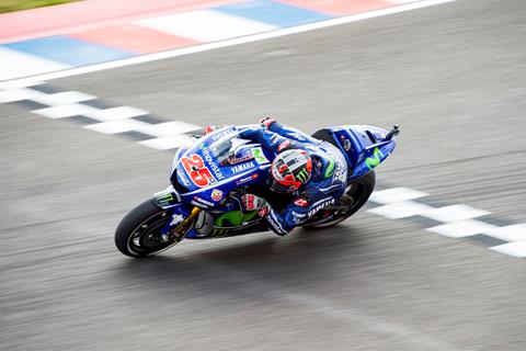 MotoGP: Vinales wins, Rossi and Crutchlow podium, Marquez falls