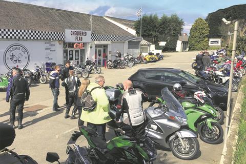 A scones and spanners kinda bike meet