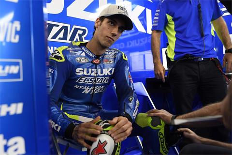 MotoGP: Rins ruled out after crash-filled session