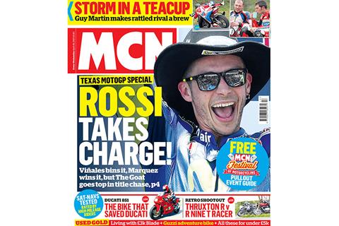 In this week's issue: Rossi takes charge