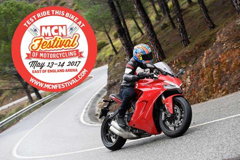 Ride the Ducati Supersport S at the MCN Festival