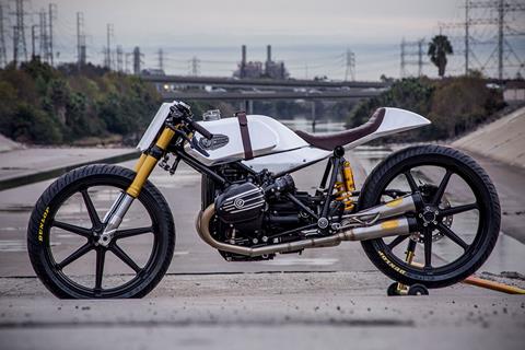 Roland Sands' Cafe Tracker: 'Watch your a** with no front brake'