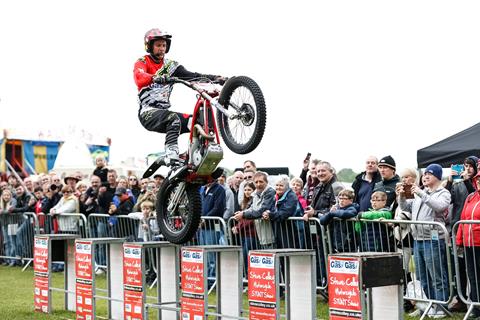 Mad stunt displays at the #MCNFestival