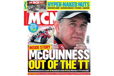 In this week's issue: John McGuinness out of the TT