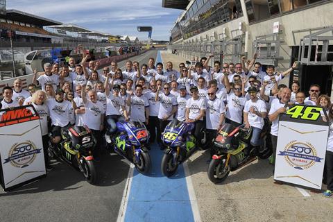 MotoGP: Yamaha pay tribute to 500 Grand Prix wins