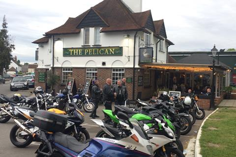 Bike Meet with a View