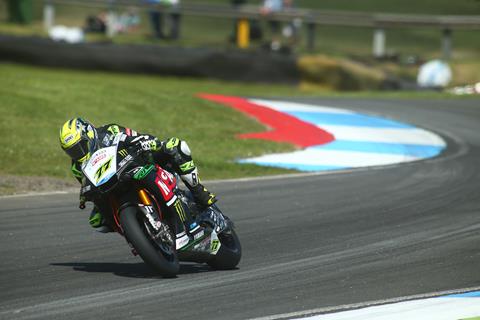 BSB: Ellison shrugs off crash for front row start