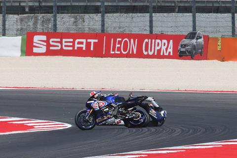 WSB: Tyre failure thwarts van der Mark victory challenge