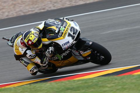 Moto2: Luthi top in mixed conditions