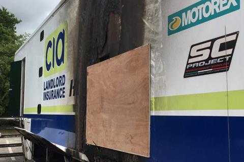 WSS: CIA Insurance Honda truck damaged in fire