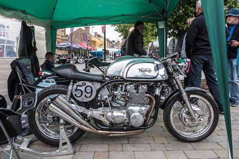 Cafe racers on show at Brackley