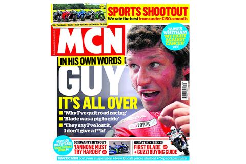 In this week's issue: Guy: 'I quit road racing'