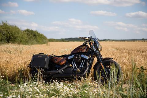 This steampunk Harley-Davidson stands out from the rest