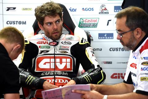 MotoGP: Crutchlow survives battering day in Brno