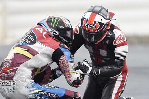 Moto2: Kent battered and bruised after Marquez collision